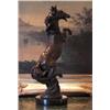 Image 2 : Gorgeous Bronze Sculpture Rearing Stallion