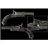 Image 1 : A pair of double-barrelled pin-fire pistols