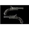 Image 2 : A pair of double-barrelled pin-fire pistols