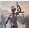 Image 3 : Noble Bronze Sculpture Lady Justice