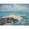 Image 1 : OIL ON CANVAS - An unusually fine and detailed seascape