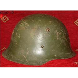 WWII GERMAN TYPE BULGARIAN STEEL COMBAT HELMET M36 - C