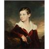 Image 2 : Oil on Canvas - Portrait of Young Boy in Red Velvet Jac