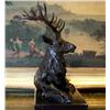 Image 2 : Huge Bronze Sculpture Resting Elk