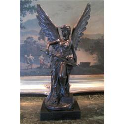 Splendid Bronze Sculpture Athena Greek Goddess