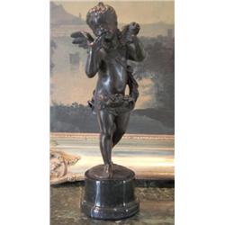 Angelic Bronze Sculpture Cupid