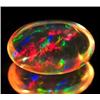 Image 1 : 0.89 Ct. Superb Oval Cabochon Natural Multi Color Opal