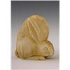 Image 1 : Carved Ivory Netukes early 20th c of a rabbit