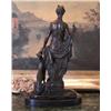 Image 2 : Lovely Bronze Sculpture Victorian Royal Lady and