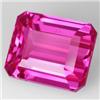 Image 1 : SPARKING 23.97 CT RED TOPAZ EMERALD CUT GEMSTONE