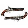 Image 1 : PAIR NAVAL BOARDING FLINTLOCK PISTOLS