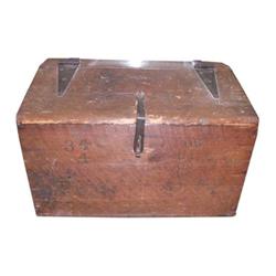 WOODEN CIVIL WAR TRUNK