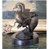 Image 4 : Darling Bronze Sculpture Duck on a Lily Pad