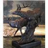 Image 2 : Marvelous Bronze Sculpture Male & Female Elk