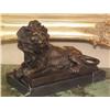 Image 1 : Magnificent Bronze Sculpture African Lion