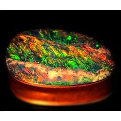 3.70 Ct. Spectacular Natural Gem Multi Color Doublet Op