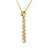 Image 1 : Natural 0.50 ctw Diamond Necklace 14K Yellow Gold - Retails for $1540