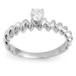 Natural 0.25 ctw Diamond Ring 14K White Gold - Retails for $1600