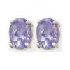 Image 1 : Genuine 2.0 ctw Tanzanite Stud Earrings 14K White Gold - Retails for $1040