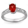 Image 1 : Genuine 1.50ctw Pink Tourmaline & Diamond Ring 14K Gold - Retails for $1530