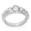 Image 1 : Natural 0.20 ctw Diamond Bridal Ring 14K White Gold - Retails for $1580
