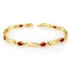 Image 1 : Genuine 2.62 ctw Ruby & Diamond Bracelet Yellow Gold - Retails for $1100