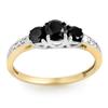 Image 1 : Natural 1.05 ctw Diamond Ring 14K Multi tone Gold - Retails for $1350