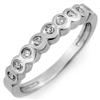 Image 1 : Natural 0.33 ctw Diamond Ring 10K White Gold - Retails for $1010