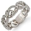 Image 1 : Natural 0.25 ctw Diamond Bridal Ring 10K White Gold - Retails for $1410
