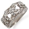 Image 1 : Natural 0.90 ctw Diamond Ring 14K White Gold - Retails for $2730