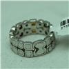 Image 4 : Natural 0.87 ctw Diamond and Multi-color Sapphire Ring in 14K White Gold - MSRP $2178