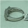 Image 3 : Natural 1.03 ctw Diamond and Pink Sapphire Ring in 14K White Gold - MSRP $1982