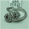 Image 2 : Natural 1.1 ctw Diamond Ring in 14K White Gold - MSRP $4362