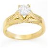 Image 1 : Natural 1.18 ctw Diamond Ring 14K Yellow Gold - Retails for $11600