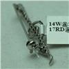 Image 3 : Natural 0.2 ctw Diamond Pendant in 14K White Gold - MSRP $626