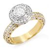 Image 1 : Natural 2.0 ctw Diamond Ring 14K Multi tone Gold - Retails for $14670