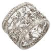 Image 1 : Natural 1.30 ctw Diamond Ring 14K White Gold - Retails for $3860