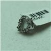 Image 1 : Natural 0.12 ctw Diamond Pendant in 14K White Gold - MSRP $310