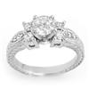 Image 1 : Natural 1.25 ctw Diamond Ring 14K White Gold - Retails for $8800
