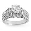 Image 1 : Natural 2.25 ctw Diamond Ring 14K White Gold - Retails for $17730