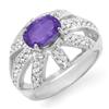 Image 1 : Genuine 1.80ctw Tanzanite & Diamond Ring 10K White Gold - Retails for $2030