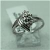 Image 1 : Natural 0.1 ctw Diamond Ring in 14K White Gold - MSRP $488
