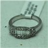 Image 2 : Natural 1.01 ctw Diamond Ring in 14K White Gold - MSRP $3426