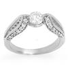 Image 1 : Natural 1.08 ctw Diamond Ring 14K White Gold - Retails for $5220