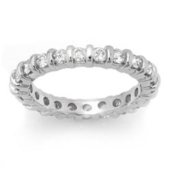 Natural 1.25 ctw Diamond Ring 14K White Gold - Retails for $3230