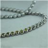 Image 2 : Natural 7.76 ctw Multi-color Sapphire Necklace in 14K White Gold - MSRP $10876