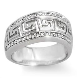 Natural 0.33 ctw Diamond Bridal Ring 10K White Gold - Retails for $1640