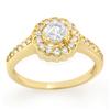 Image 1 : Natural 0.80 ctw Diamond Ring 14K Yellow Gold - Retails for $4410