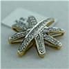 Image 1 : Natural 0.5 ctw Diamond Pendant in 14K Yellow Gold - MSRP $1478