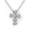 Image 1 : Natural 0.20 ctw Diamond Necklace 14K White Gold - Retails for $1000